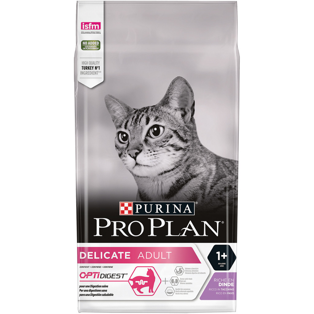 Pro Plan kattenvoer Delicate Adult 1+ Kalkoen 1,5 kg